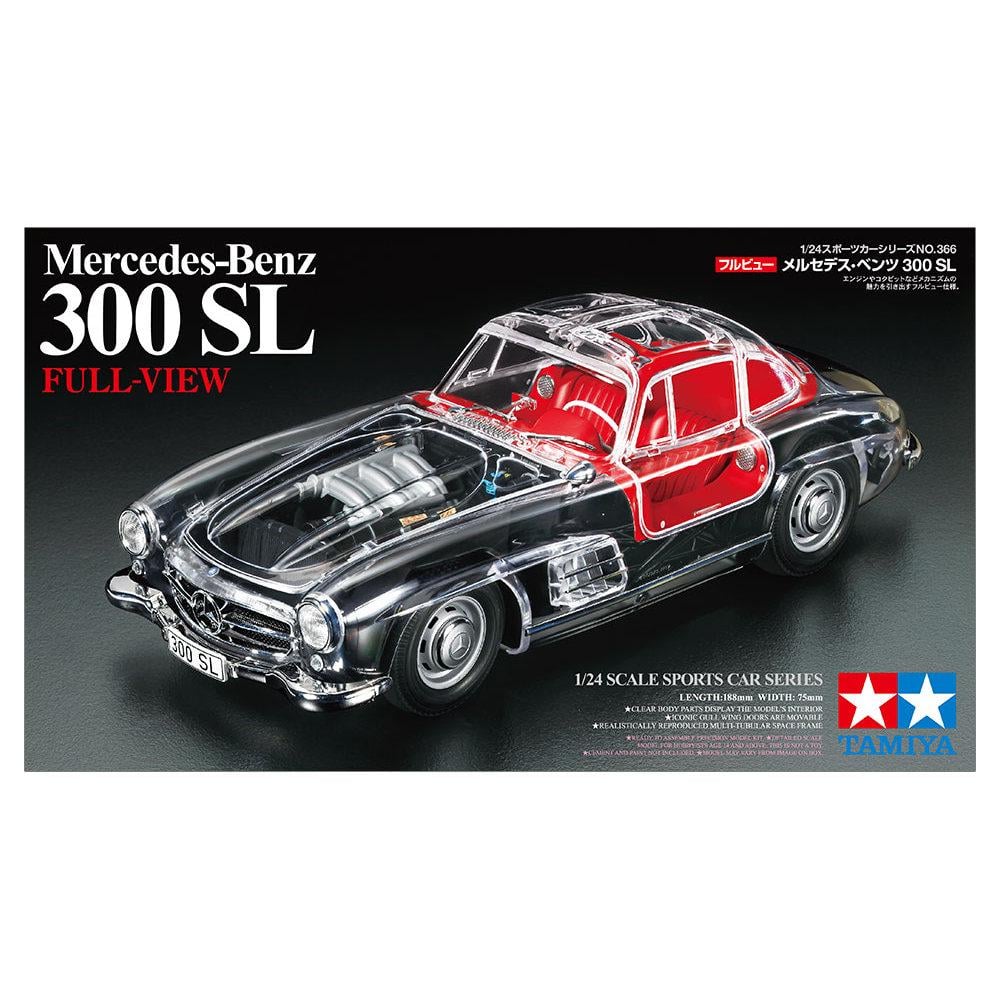 Збірна модель Tamiya автомобіль 1:24 Full-View 300 SL (24366-000)