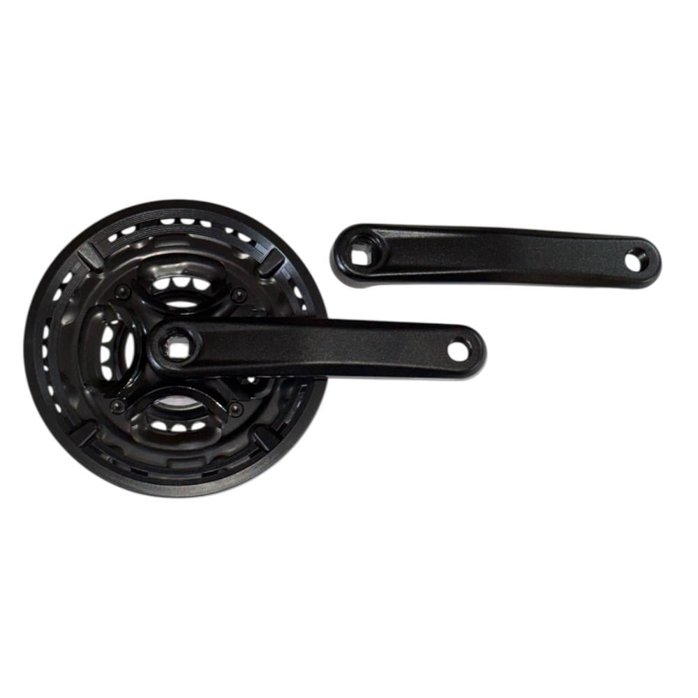 Шатуны велосипедные PROWHEEL MA-AT45 42/34/24T 170мм алюминиевые с защитой (MAAT45)