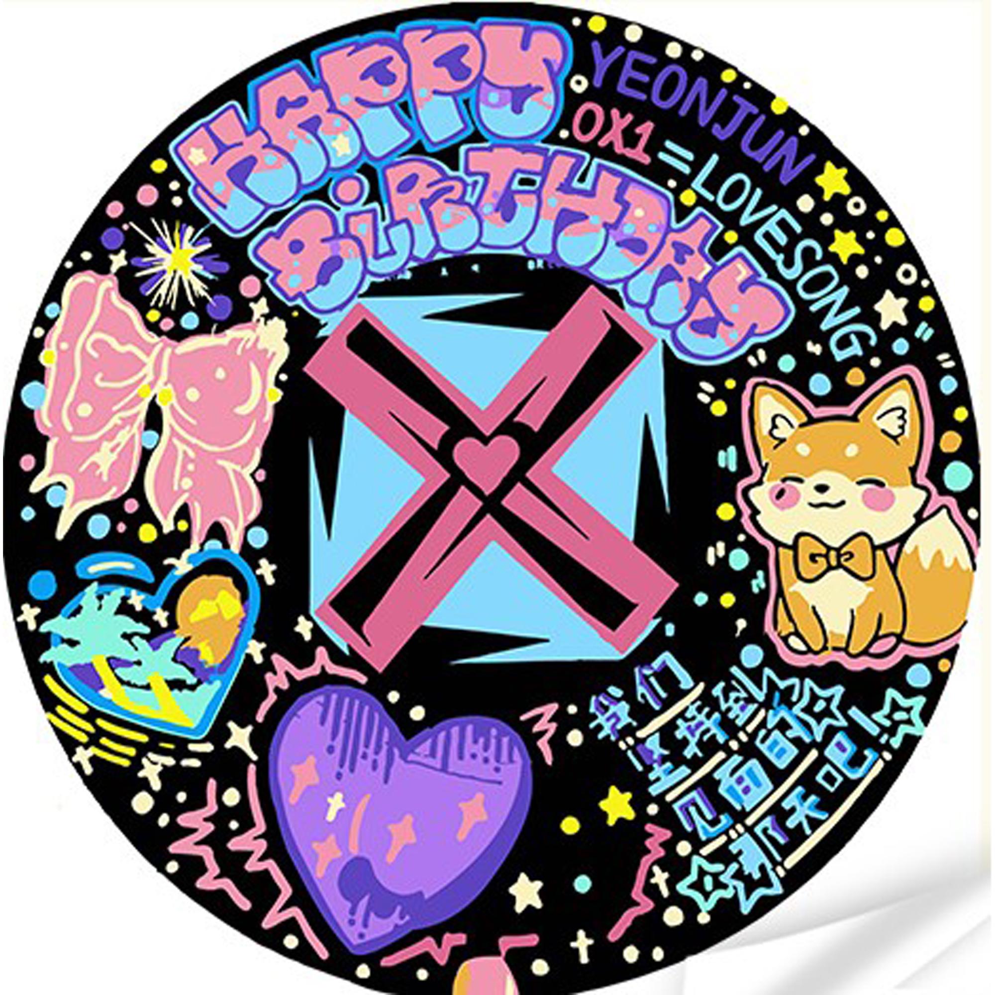 Картина по номерам Strateg Премиум из винила Праздничное граффити с лисицей 30x30 см (GP-17)