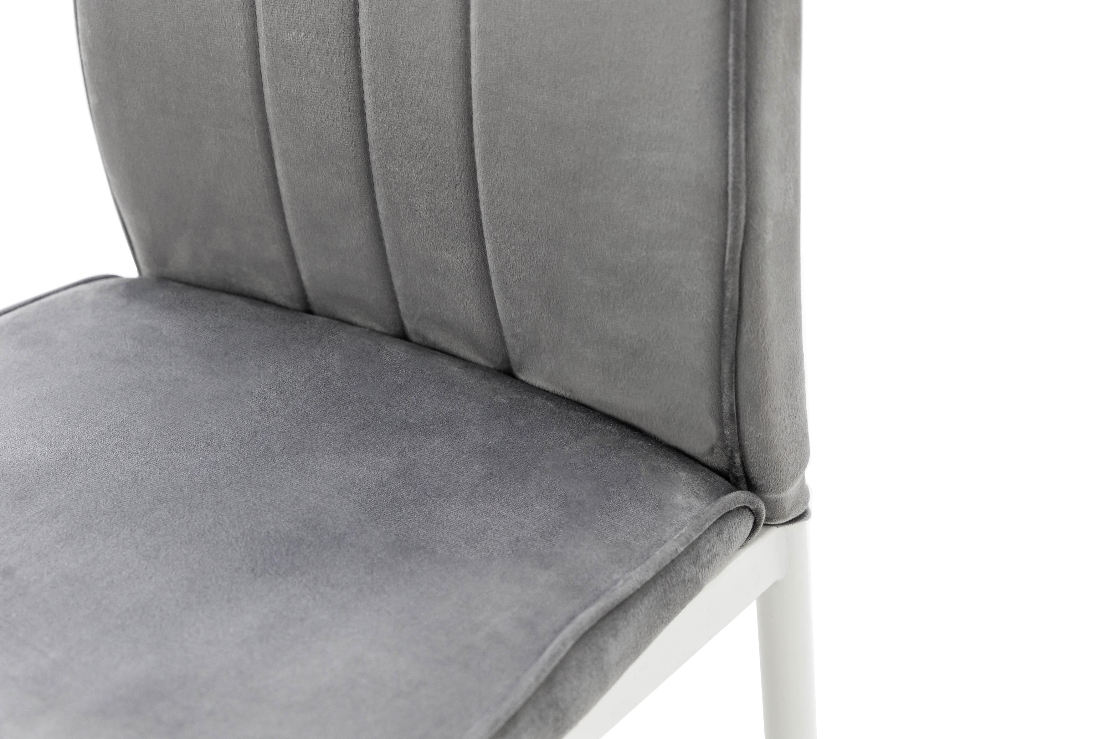 Стул для кухни и гостиной ГРЕЙС Рич 410х970х400 мм Белый/Серый (GAА0058024) - фото 9 Стул для кухни и гостиной ГРЕЙС Рич 410х970х400 мм Белый/Серый (GAА0058024) - фото 9