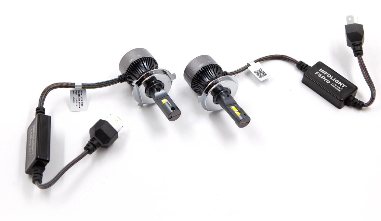 Автолампы Sho-Me F4-Pro H4 LED 45W 2 шт.