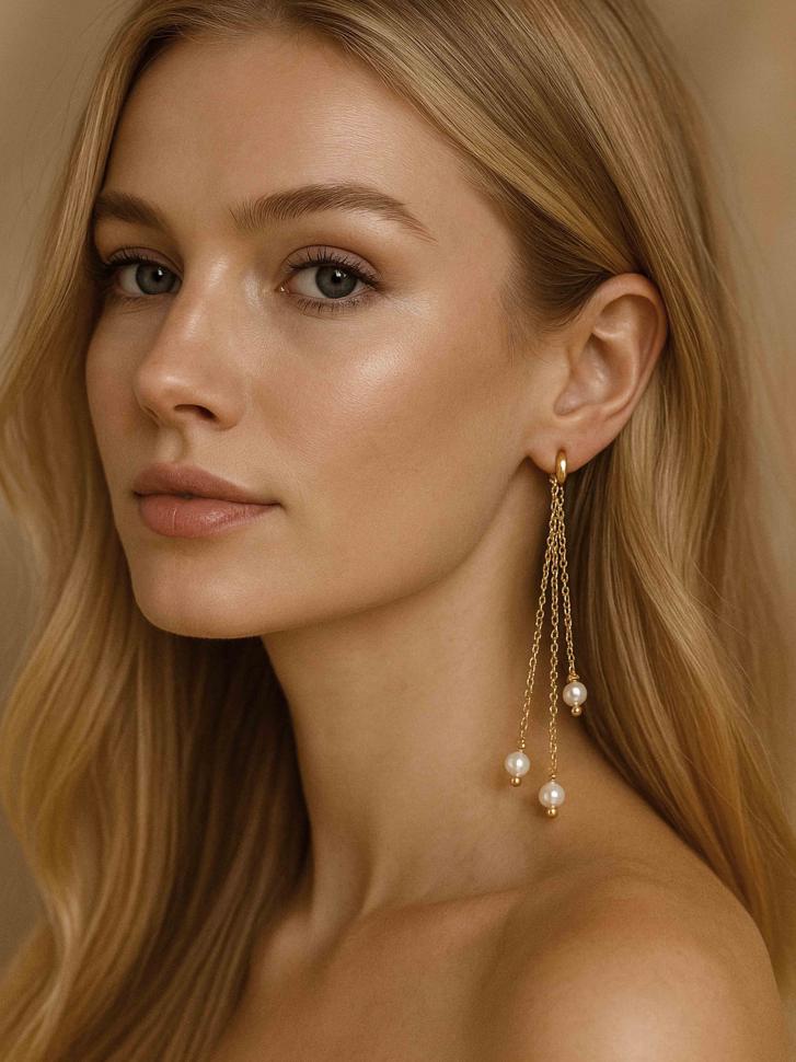 Серьги цепочки (5474)