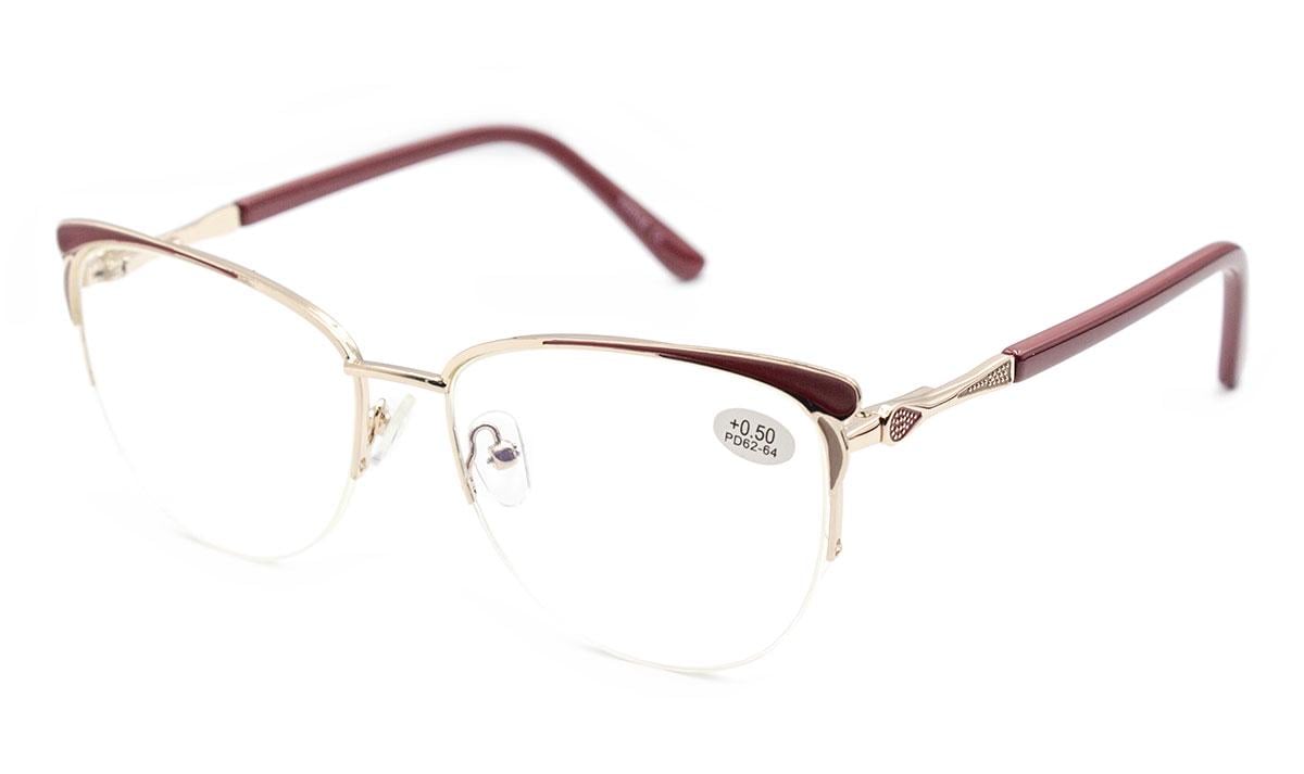 Окуляри для зору жіночі Verse 321182S C1 Blueblocker в металевій оправі +0.75 (102581319)