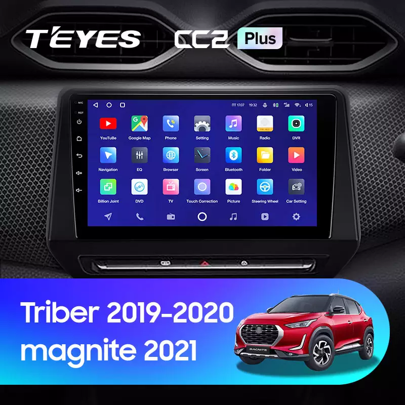 Автомагнітола штатна Teyes CC2 Plus для Renault Triber 2019-2020 Nissan Magnite 2021 Android CC2 PLUS 4+64G (1654409759) - фото 3