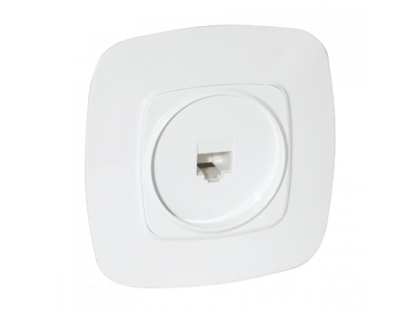 Розетка встроенная HOROZ ELECTRIC ТФ ELA Белый (112-007-0010-010)