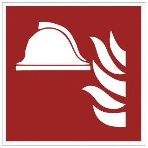 Знак противопожарный Комплект пожарного оборудования Красный/Белый (д-9155)