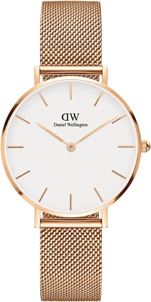 Наручные часы женские Daniel Wellington Petite Melrose DW00100163 со стальным корпусом WR 30 м Белый (3149529151)