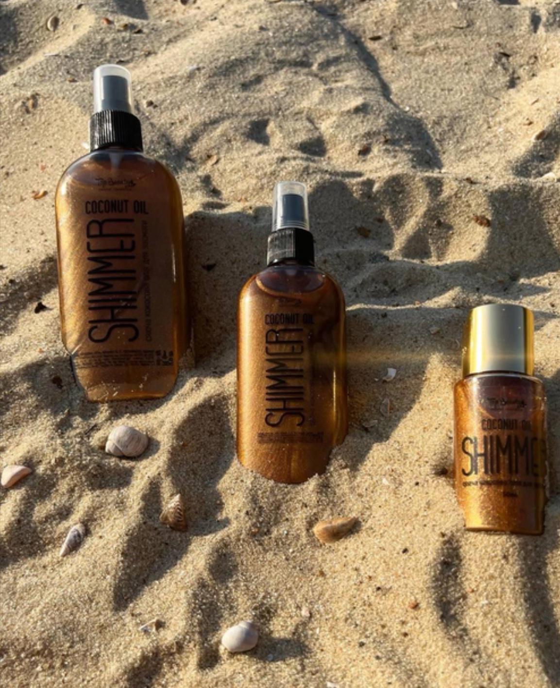 Олія для засмаги Top Beauty кокосова з шиммером 50 мл (164) - фото 3