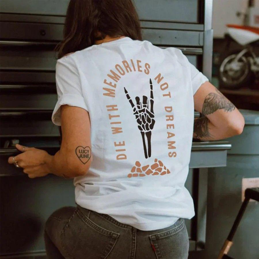 Футболка женская с принтом Pin-000-837 повседневная L Белый (2664084933)