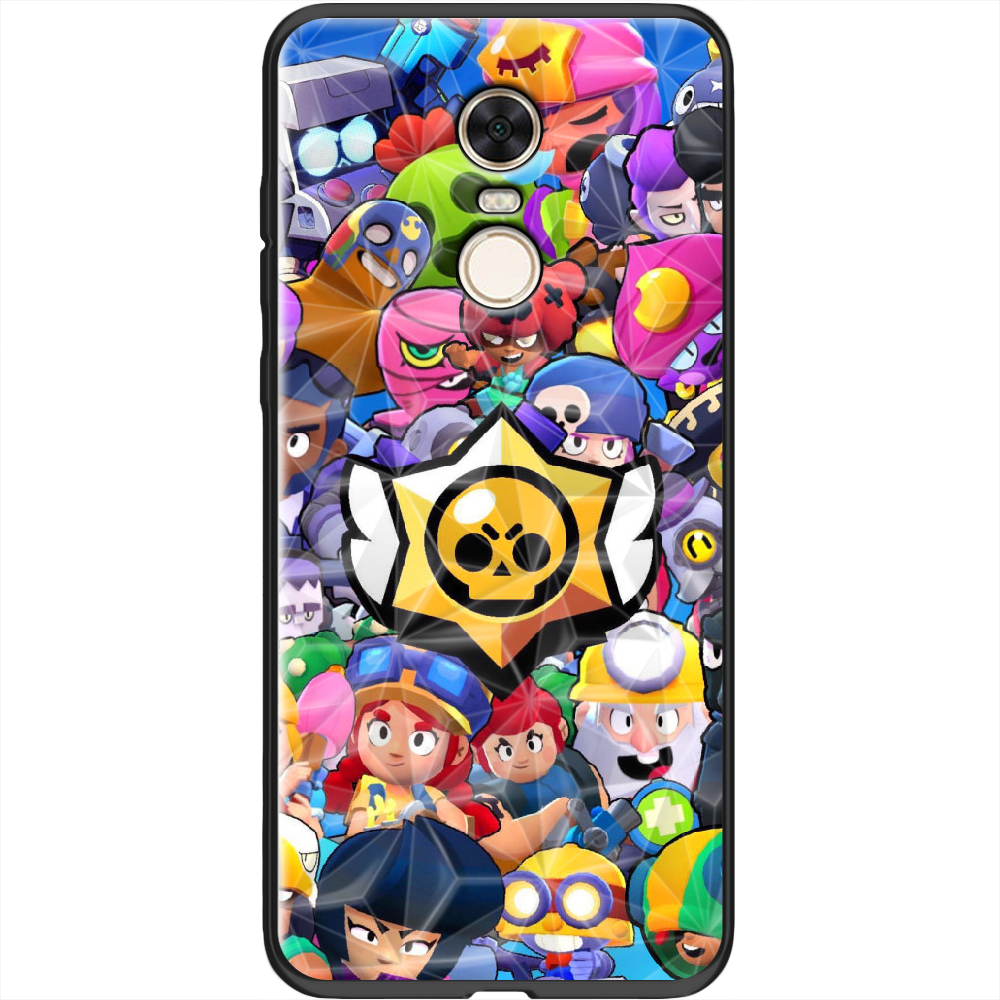 Чохол BoxFace Xiaomi Redmi 5 Plus Brawl Stars Чорний силікон із призмою(32522-up2389-37867)