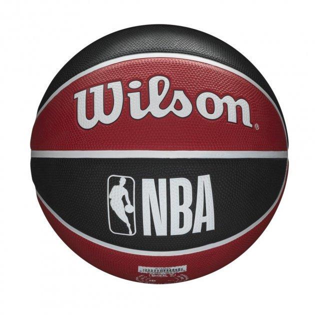 Баскетбольний м'яч Wilson NBA Team Tribute Chicago Bulls р. 7 (WTB1300XBCHI) - фото 2