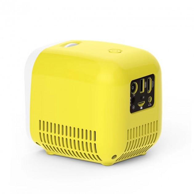 Детский мини проектор L1 Бело-желтый (14245) - фото 3