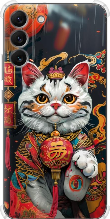 Чехол на Samsung Galaxy S22 Plus China Cat v2 (6135sp-2495-42517) Чехол на Samsung Galaxy S22 Plus China Cat v2 (6135sp-2495-42517)
