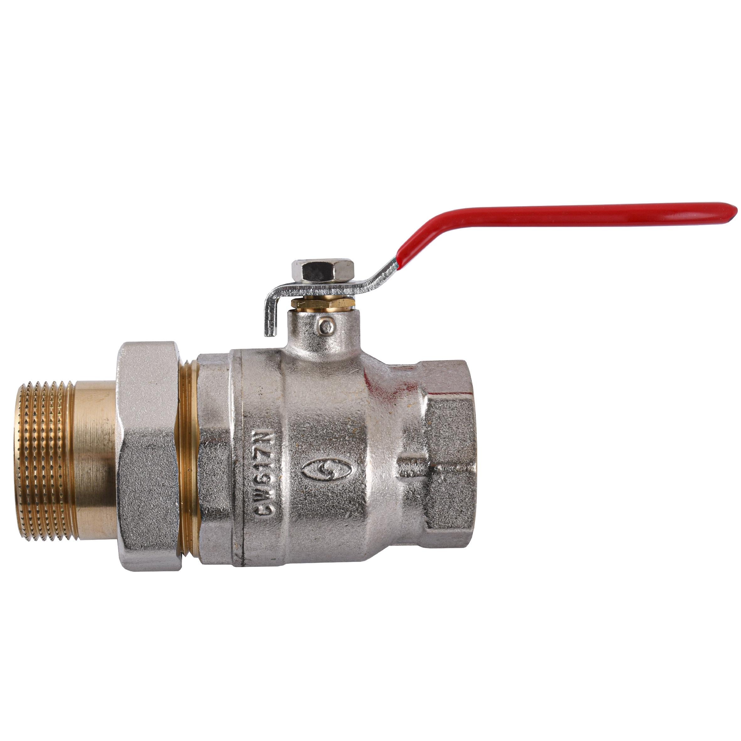 Кран кульовий прямий з американкою Solomon 1 1/2" посилений 0021042 (000015717)