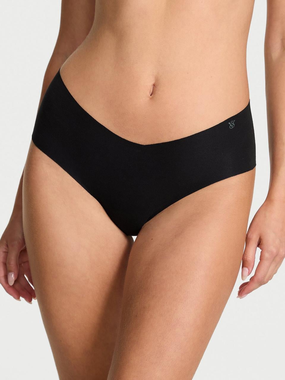 Трусики женские Victoria's Secret No-Show Cotton Cheeky XS Черный (3182223276)
