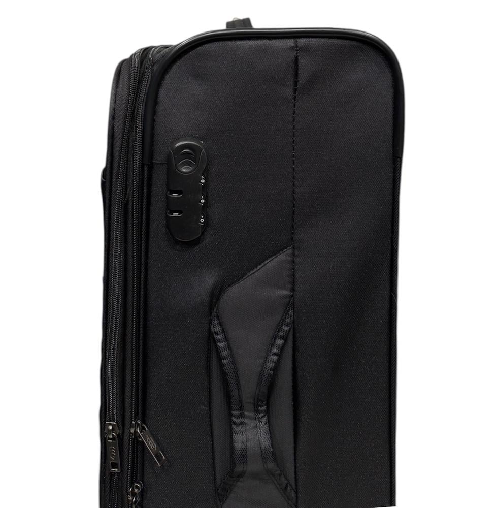 Валіза велика Bordlite JB2068 поліестер L Чорний - фото 6 Валіза велика Bordlite JB2068 поліестер L Чорний - фото 6