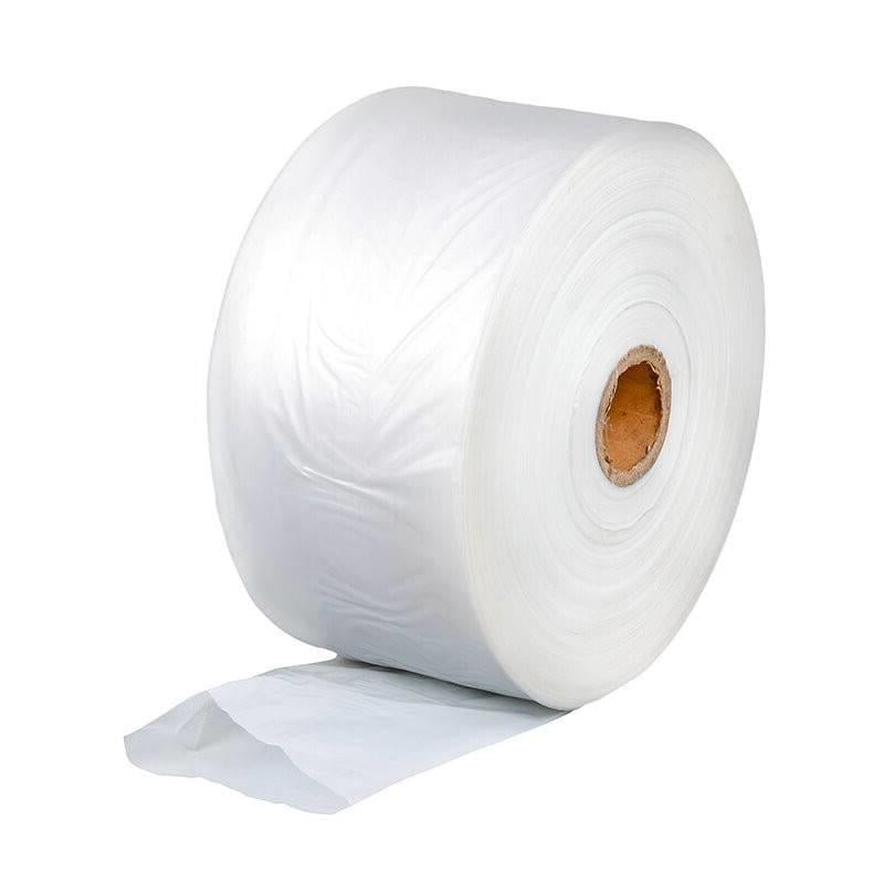 Рукав для рассады п/э 40 мкм 80 мм х 200 м Белый/Прозрачный