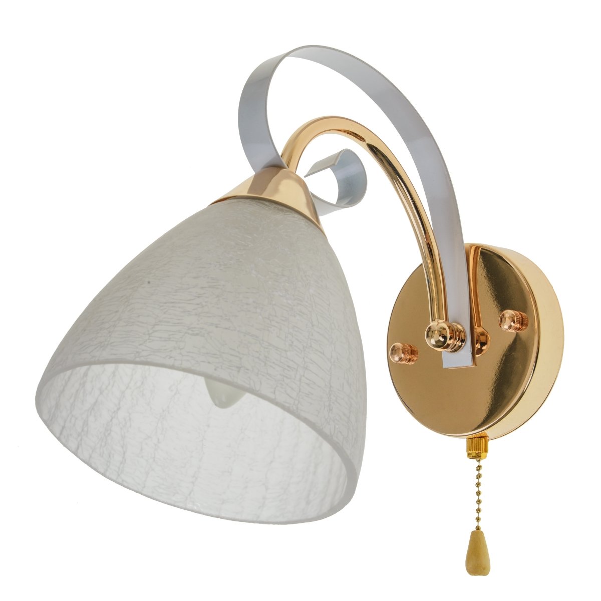 Бра Brille LK-639W/1 E27 WH/G (29-077)