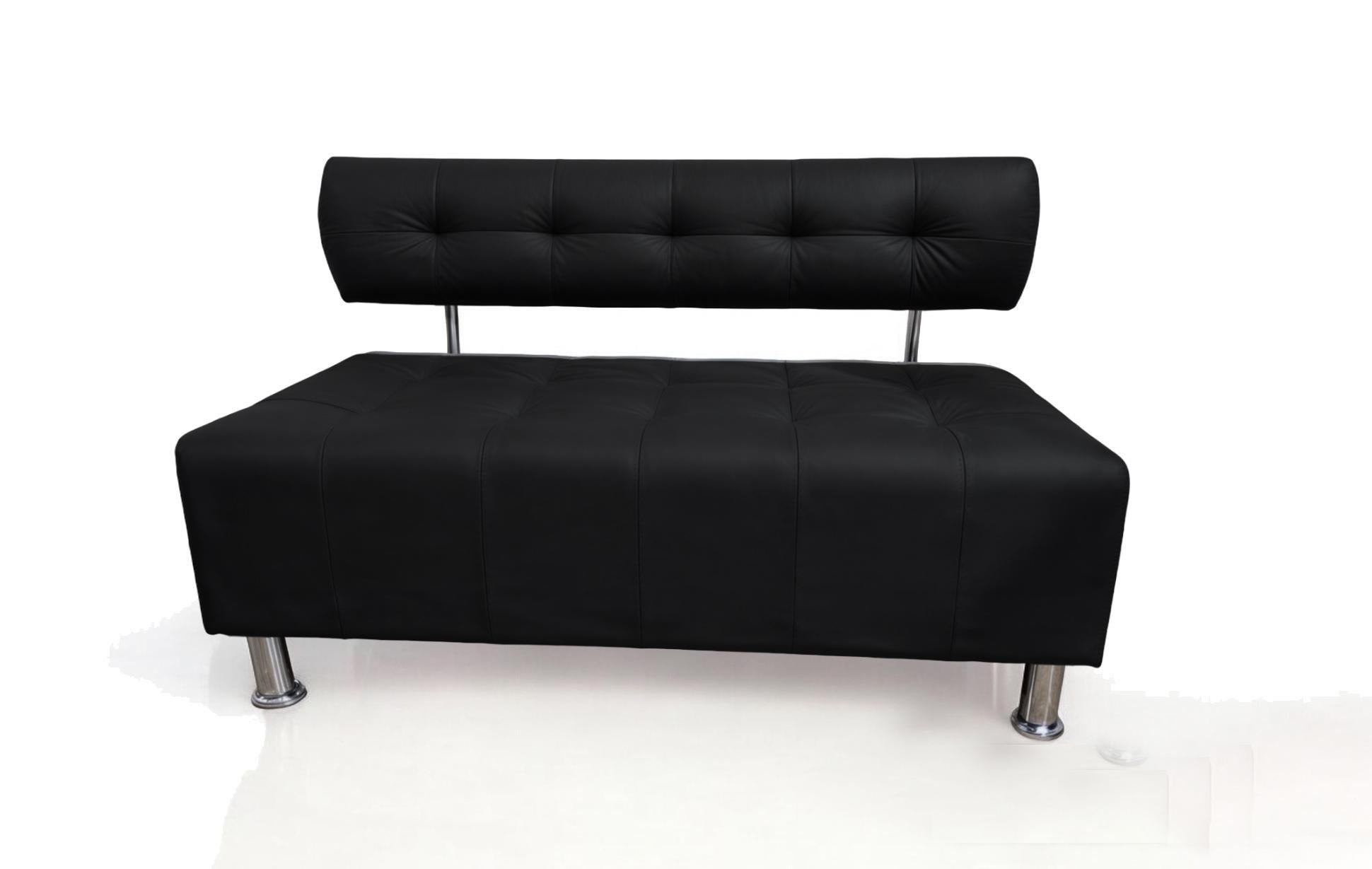 Диван офисный Tobi Sho Стелс со спинкой без подлокотников 1200x560x750 мм кожзам Черный (2230) - фото 1 Диван офисный Tobi Sho Стелс со спинкой без подлокотников 1200x560x750 мм кожзам Черный (2230) - фото 1