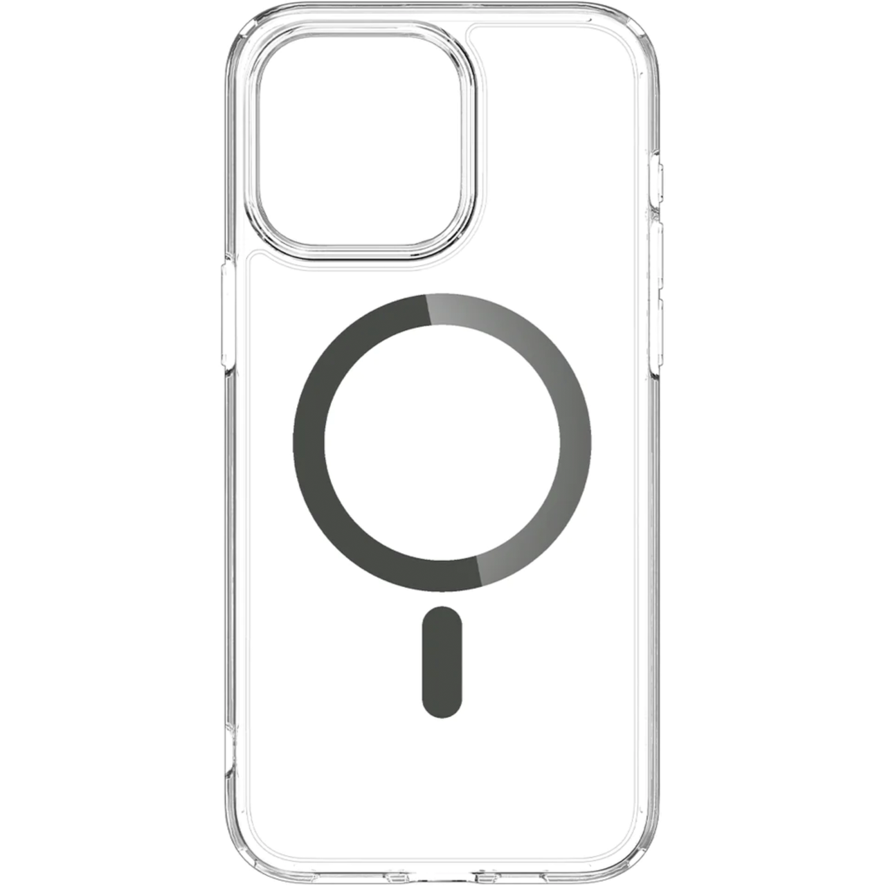 Чехол накладка Spigen Ultra Hybrid Case with MagSafe for iPhone 15 Pro Graphite (ACS06716) - фото 5