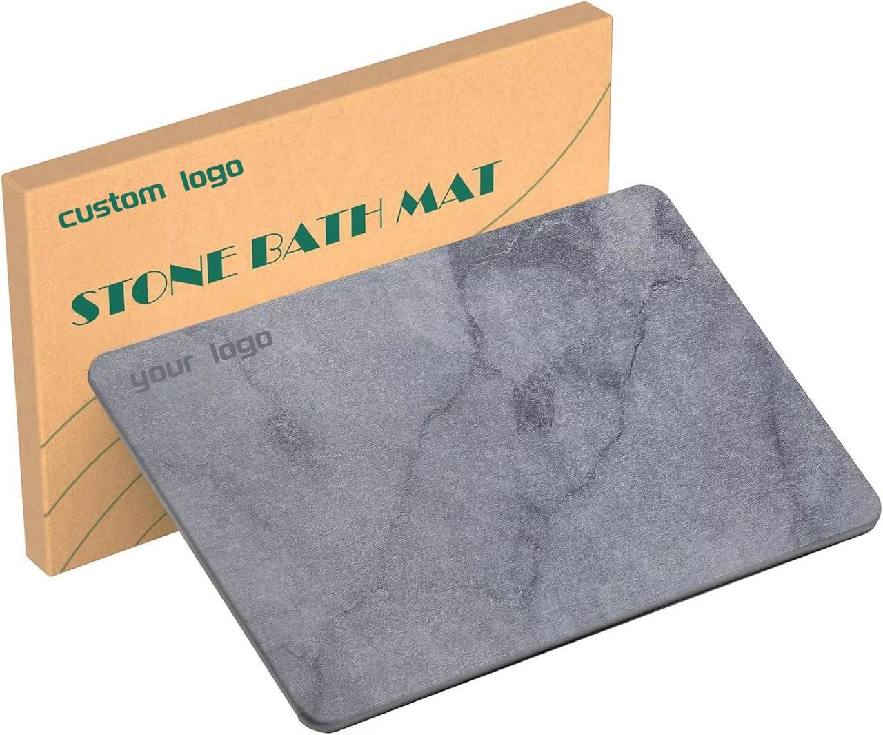 Коврик для ванной комнаты диатомитомитовый каменный 60х39 см Серый гранит (2576920534) - фото 1 Коврик для ванной комнаты диатомитомитовый каменный 60х39 см Серый гранит (2576920534) - фото 1