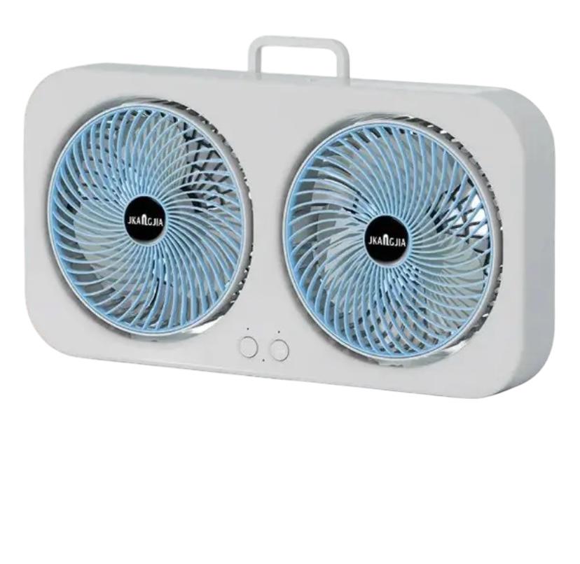 Вентилятор LY-879 40x21x5,5 см Белый с голубым