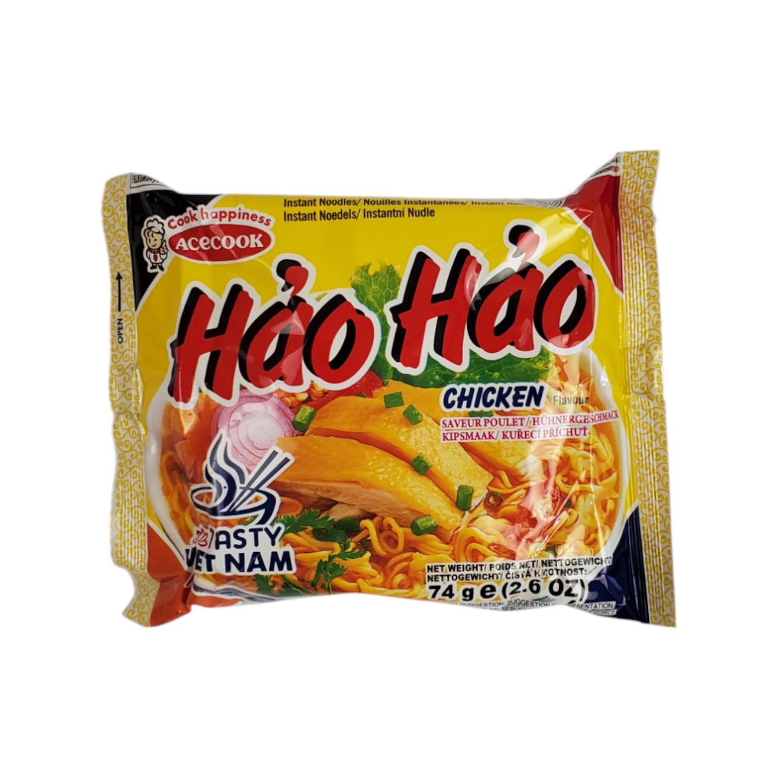 Локшина швидкого приготування з курячим смаком Acecook HaoHao 74 г (AF187177)