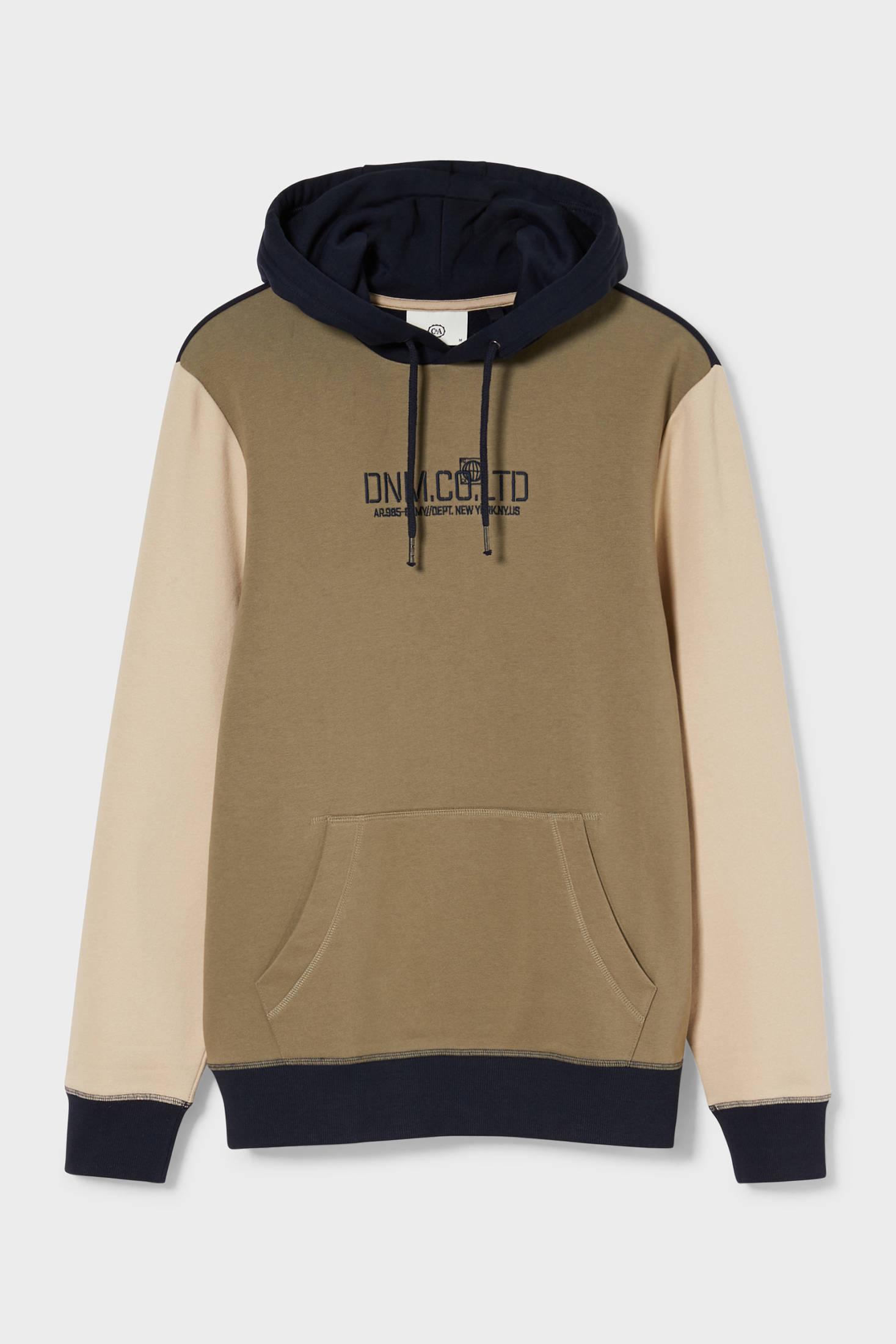 Худи мужское C&A с капюшоном размер M Бежевый (2120385)