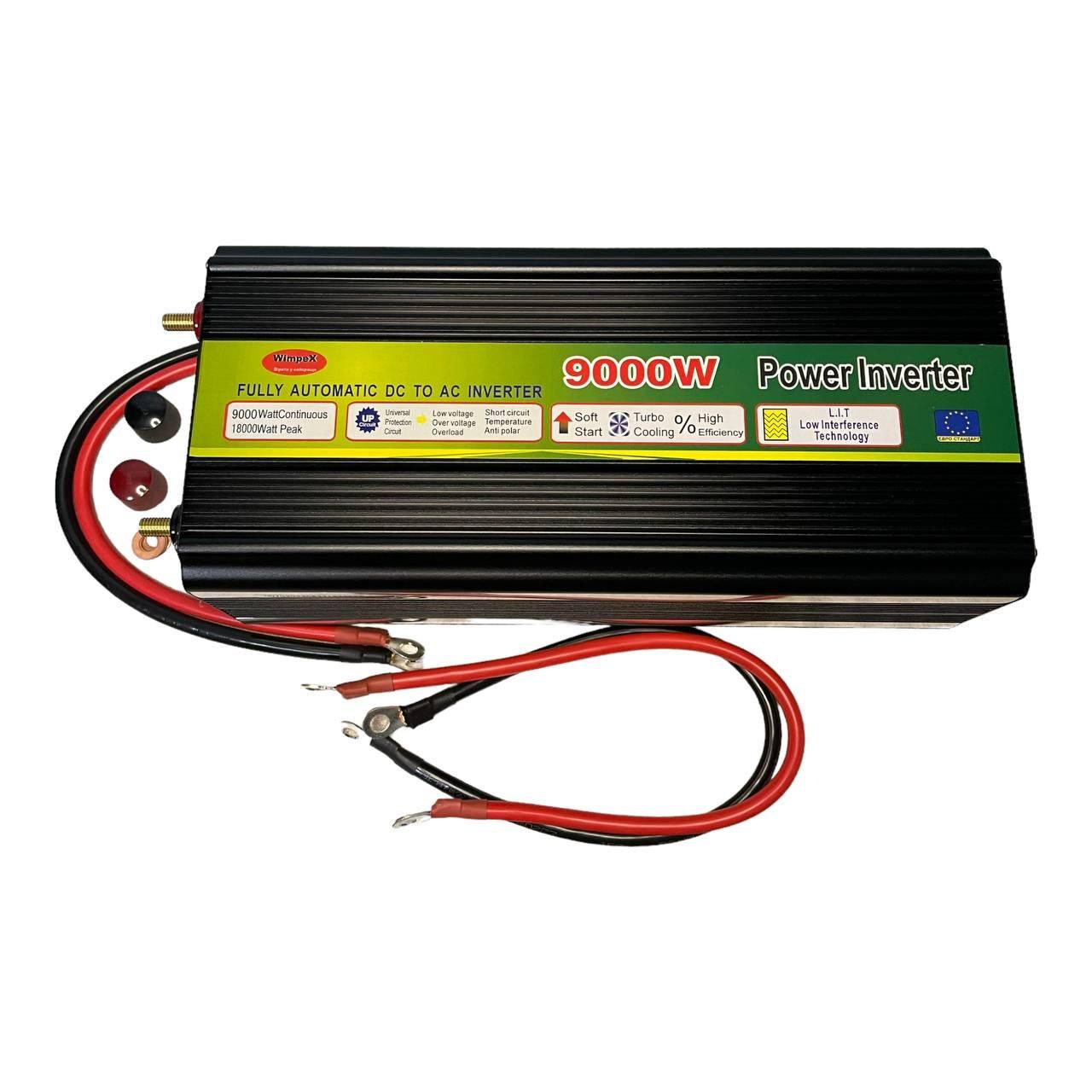 Автомобільний інвертор Wimpex 9000W 12V-220V (12360223) - фото 3