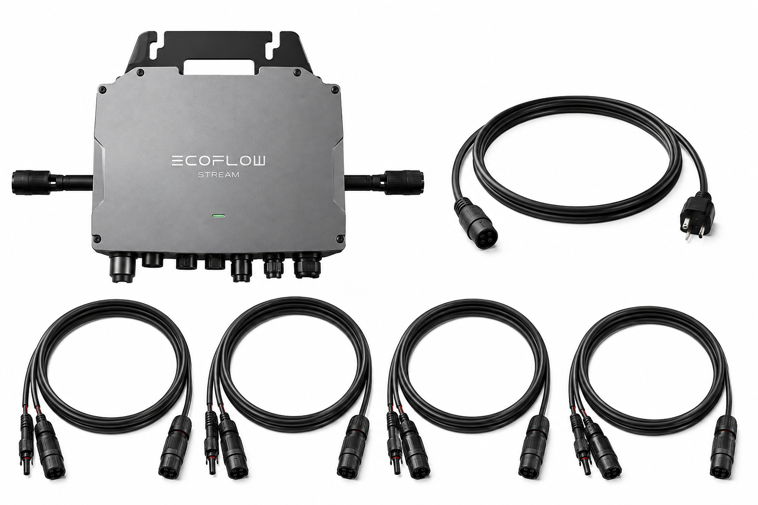 Инвертор сетевой солнечный on-grid EcoFlow STREAM 2 Microinverter FStreaM 800W/AC5M/PV3Mх4