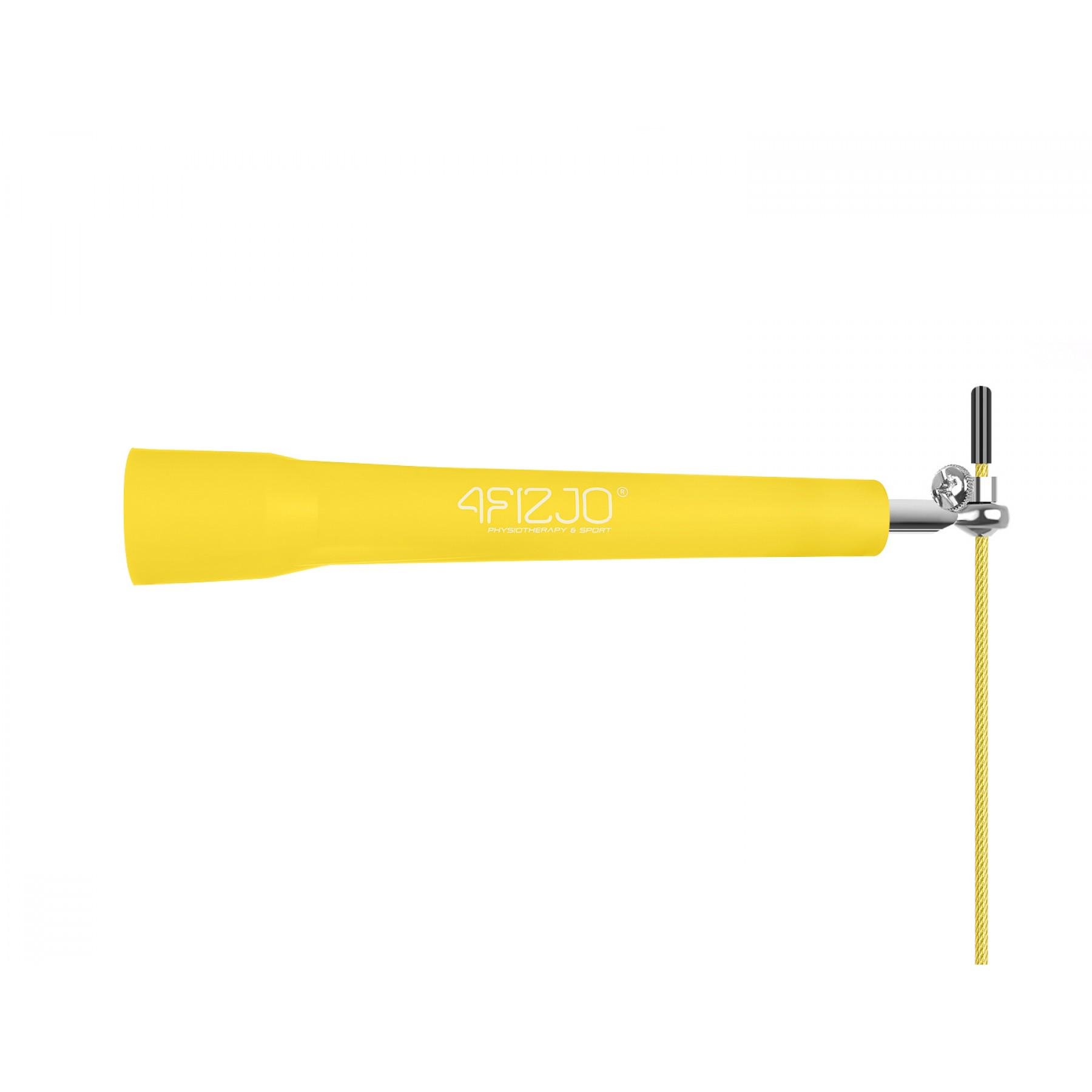 Скакалка для кросфита 4fizjo Standard+ 4FJ0184 скоростная Yellow - фото 3