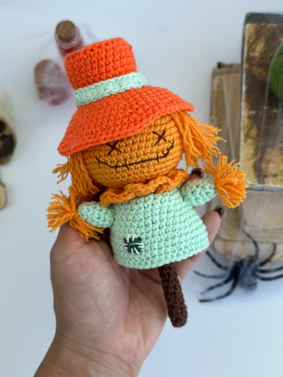 Кукла вязаная Пугало (29528480) - фото 2 Кукла вязаная Пугало (29528480) - фото 2