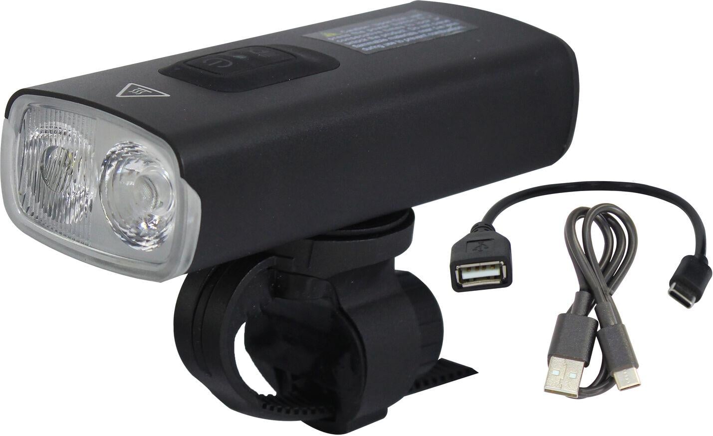 Фара велосипедная Greys LED 2600lm 6700 mAh крепление на руль режим ближнего и дальнего света Powerbank (GR10230)