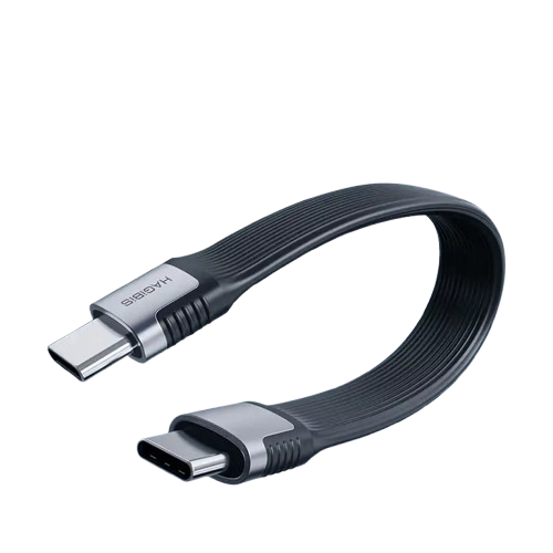 Кабель для передачи данных Hagibis USB4 Data Cable 40Gbps USB C to Type-C 13 см Black (12842)