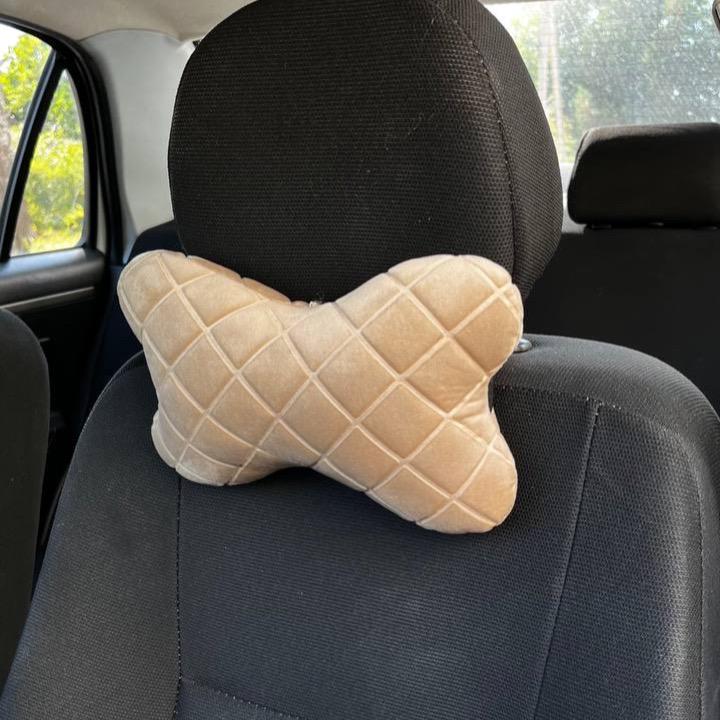 Подушка в машину Пайка 27x16x8 см Бежевый (24167302) Подушка в машину Пайка 27x16x8 см Бежевый (24167302)