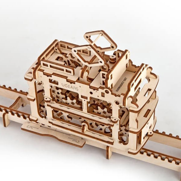 3D пазл механічний UGEARS «Трамвай» - фото 4