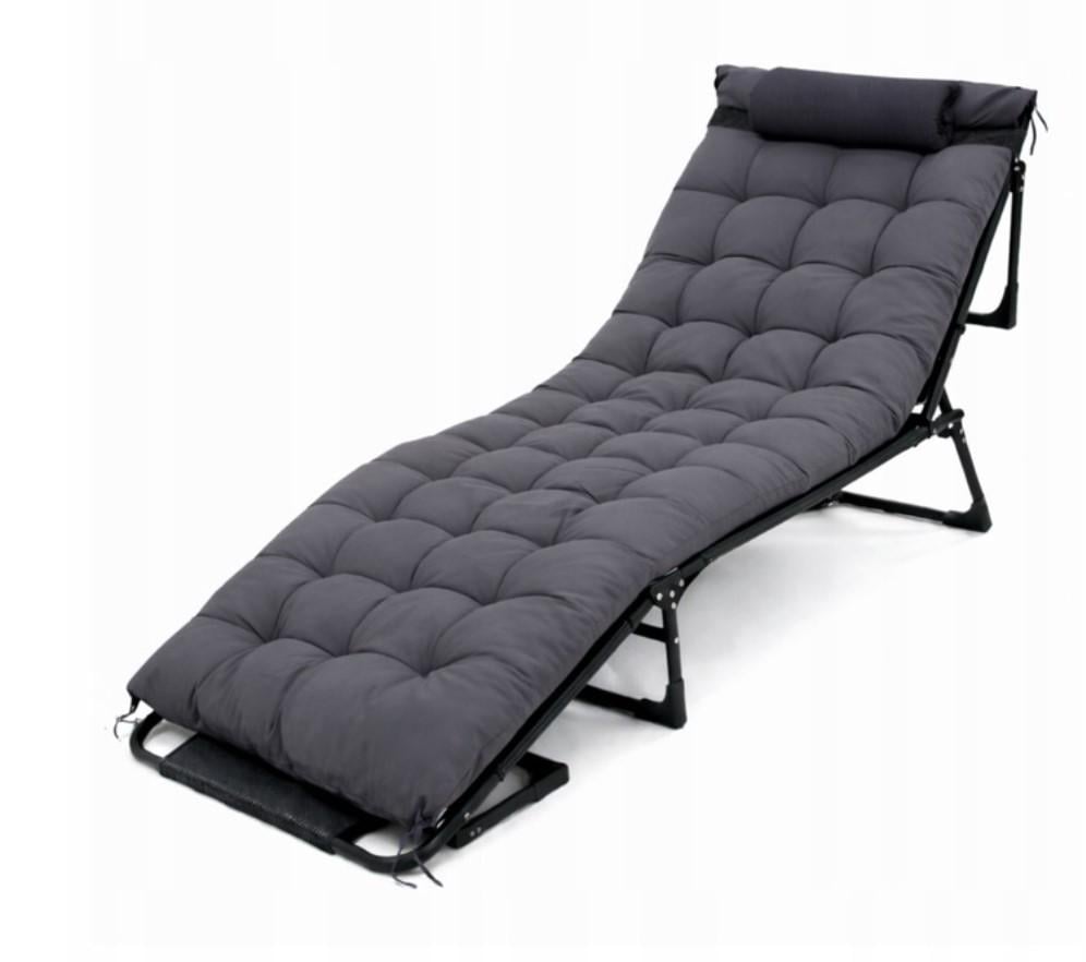 Шезлонг туристичний з подушкою дл 130 кг