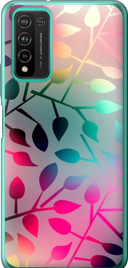 Чехол на Huawei Honor 10X Lite Листья (2235u-2198-42517)