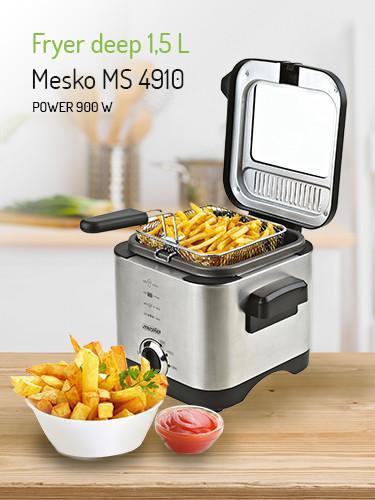 Фритюрница Mesko MS 4910 1,5 л (17540729) - фото 8