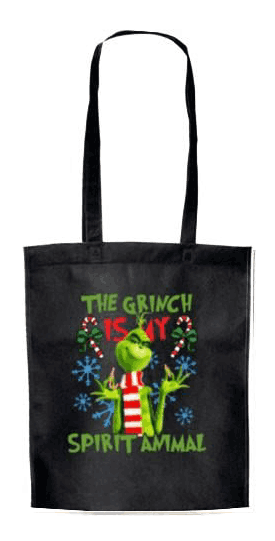 ЭКО-сумка для шопинга Grinch is my spirit animal (4119880925-grinch-is-my-spirit-animal)