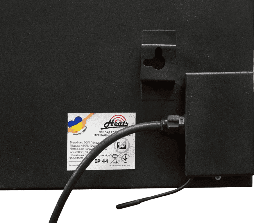 Обігрівач керамічний панельний електричний Heats 1000 Loft з терморегулятором - фото 4