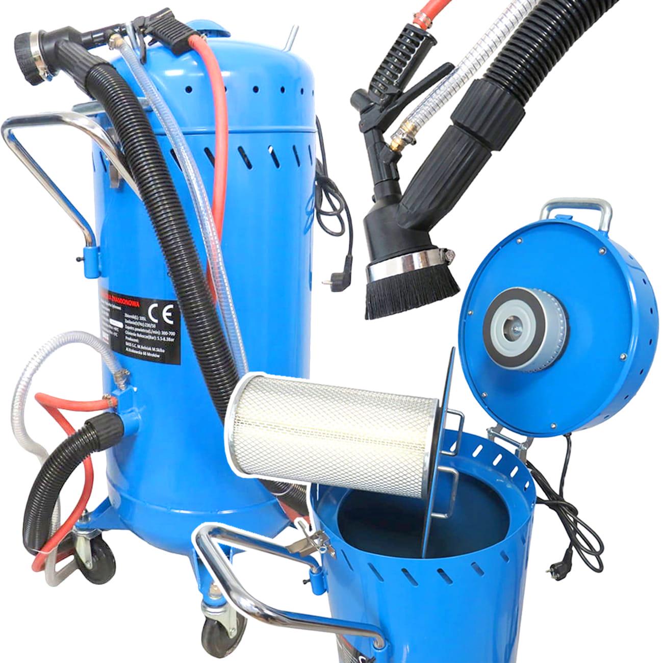 Установка піскоструйна Bass Polska BP-4258 з пилососом 105 л - фото 2 Установка піскоструйна Bass Polska BP-4258 з пилососом 105 л - фото 2