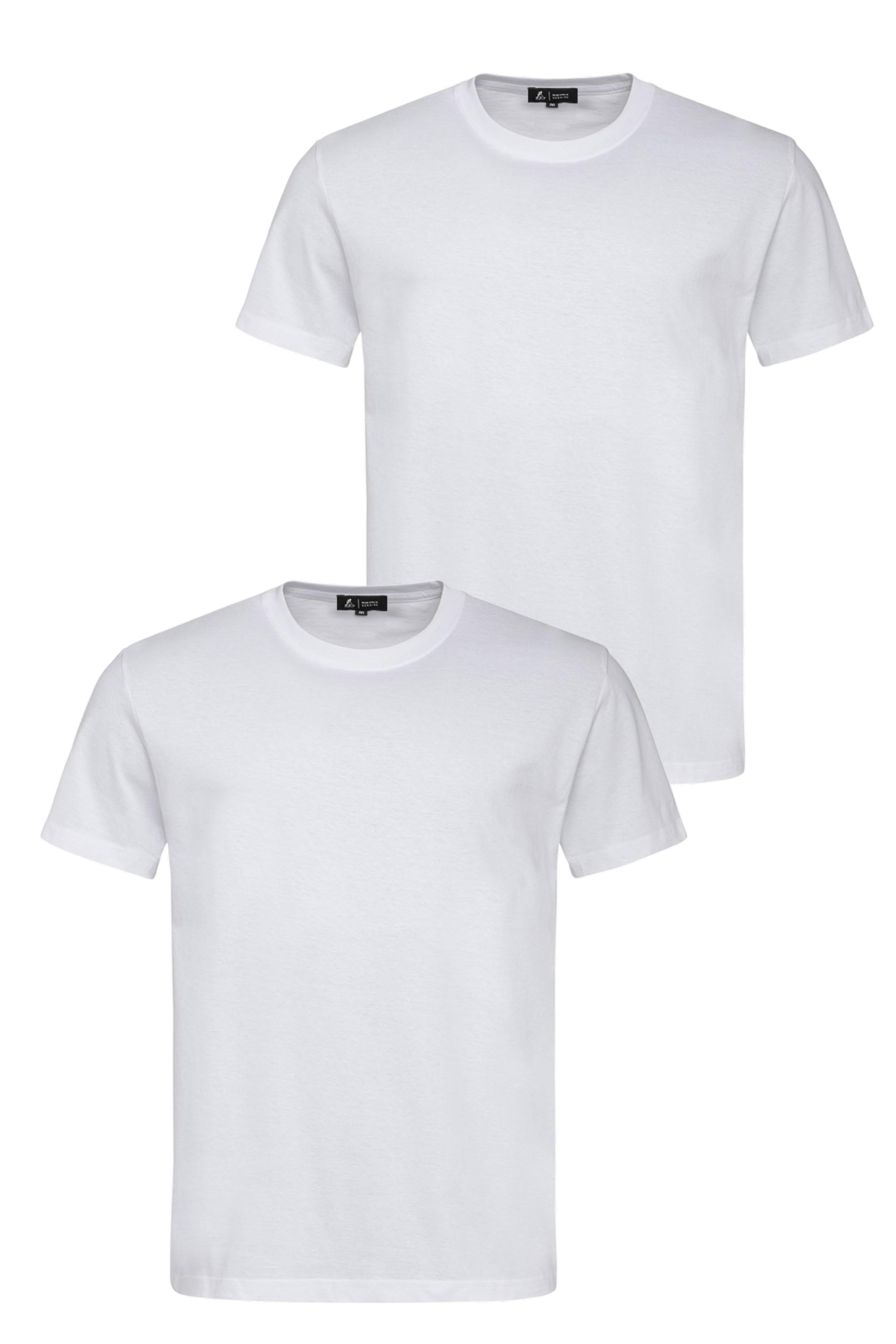 Набор мужских базовых футболок Ray Premium Fit 2 шт. 3XL Белый/Белый (U0102-WHI-WHI)