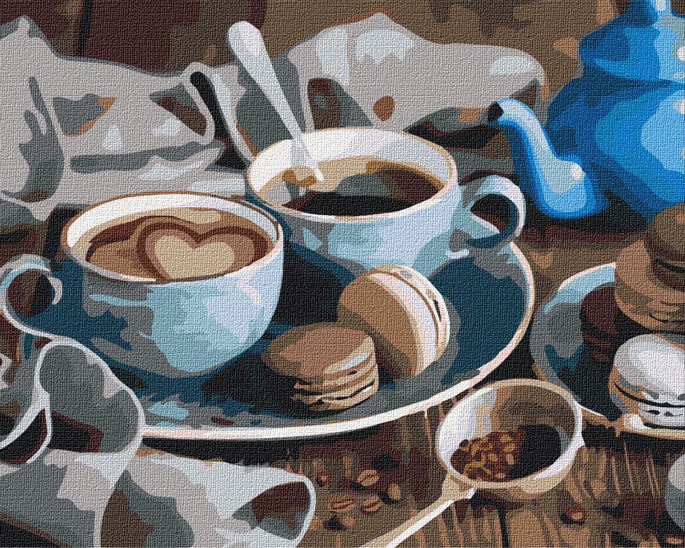 Картина по номерам Идейка Натюрморты Сладкое утро 40х50 см в термопакете (КНО5521-mt)