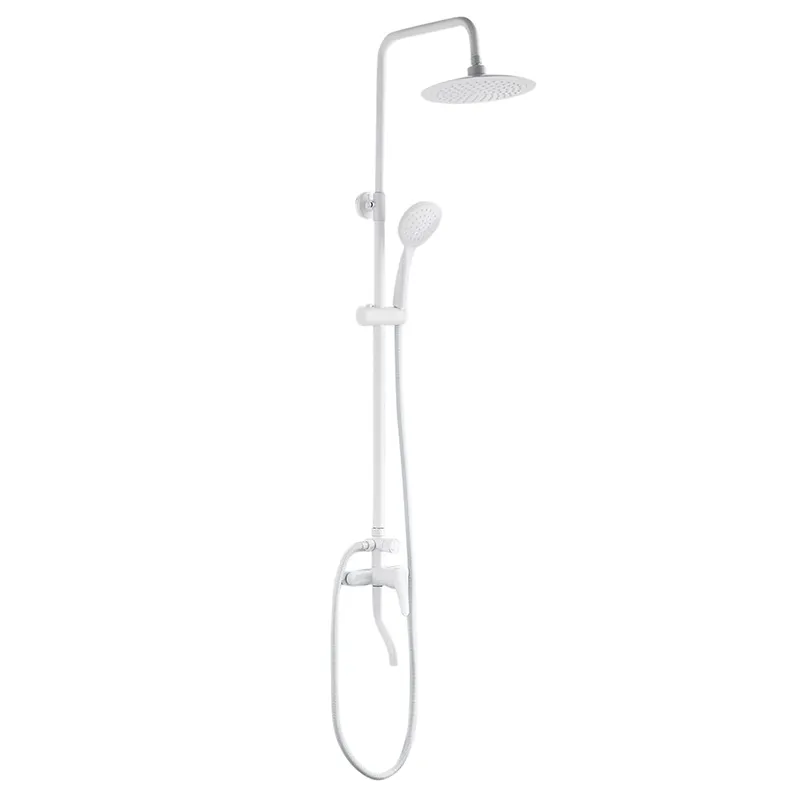 Душова колона зі змішувачем PLAMIX Rain-009-J.White Білий (PM0636)