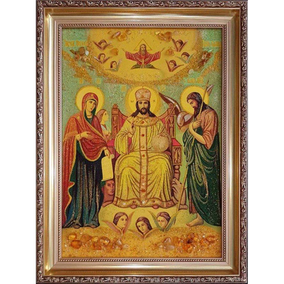 Икона Царь Славы янтарная 15х20 см (С0021-15х20)