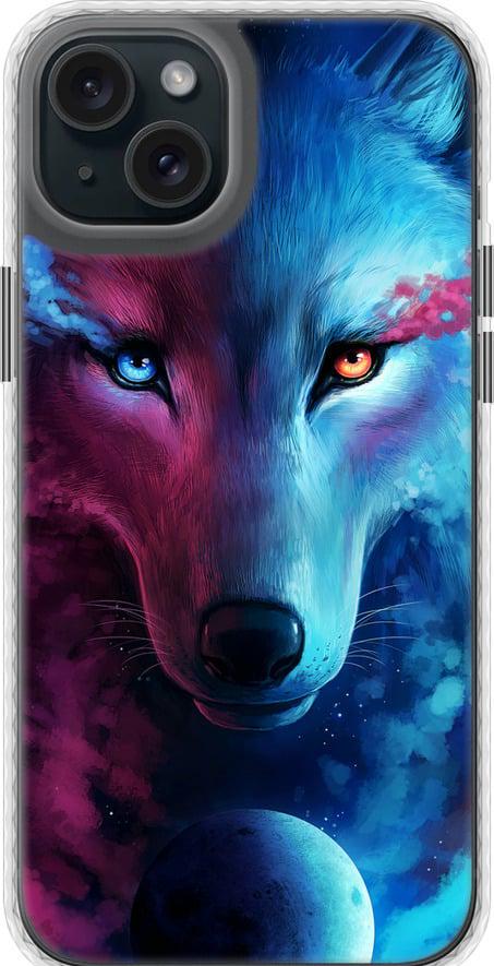 Чехол на iPhone 15 Plus Арт-волк (3999pm-3097-42517)