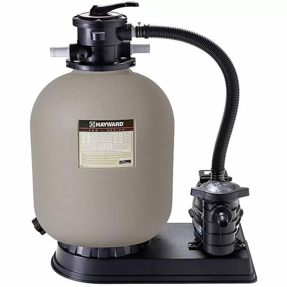 Пісочна фільтруюча установка Hayward Pro Top S210T8107E2 IE2 10 м.куб/год D500 мм 0,79 кВт завантаження 100 кг