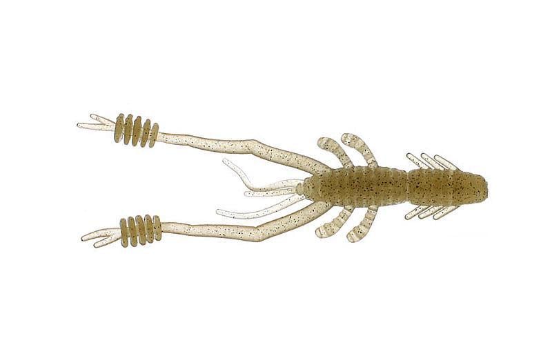 Силиконовая креветка Reins Ring Shrimp №010 съедобная 3" 10 шт. Long arm shrimp (6629)