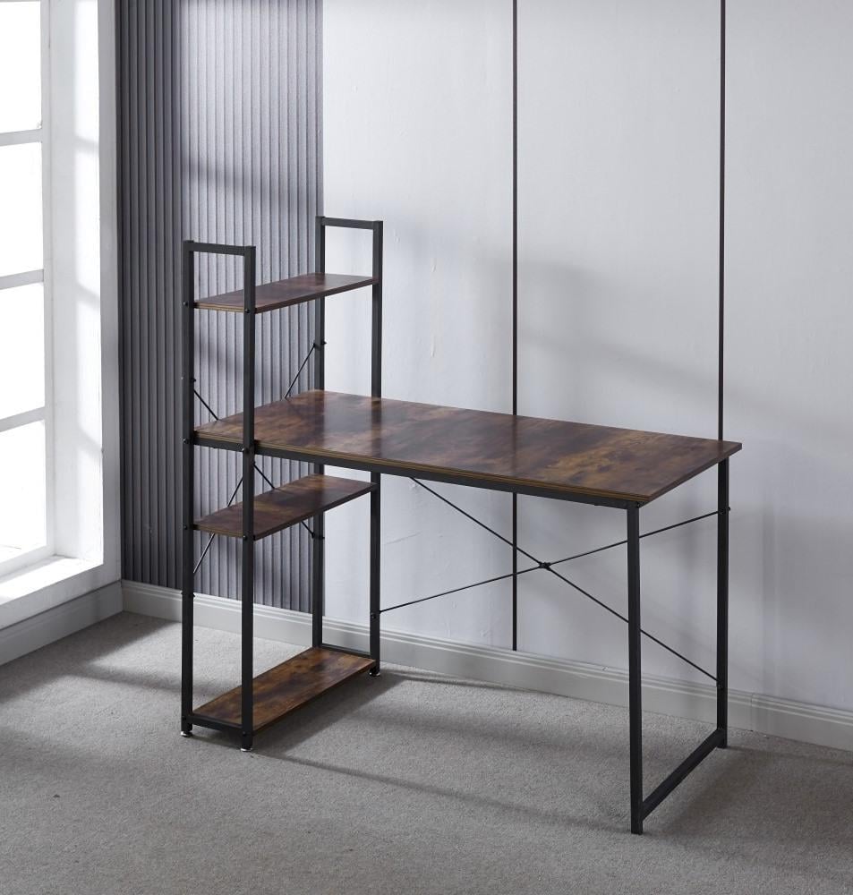 Стол письменный металлический Bonro BN-003 Лофт с полкой Стол письменный металлический Bonro BN-003 Лофт с полкой